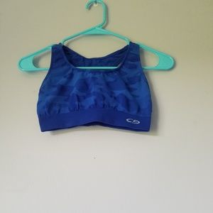 Blue Sports Bra